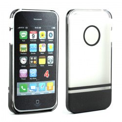 iPhone 4 4S Two Tone Case (ClearBlack)